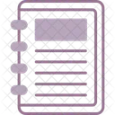 Bloc De Notas Tomar Notas Notas Icono