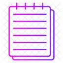 Bloc De Notas Icono