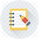 Bloc De Notas Lapiz Escrito Icon