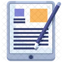 Bloc De Notas Escritura Dibujo Icono