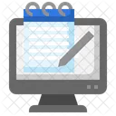 Bloc De Notas Computadora Escritorio Icon