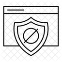 Bloc de sécurité  Icône