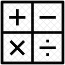 Mathematiques Bloc Comptabilite Icône