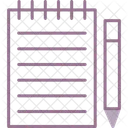 Bloc Notes Bloc Notes Cahier Icône