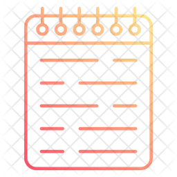 Bloc-notes  Icône
