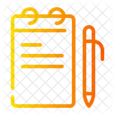 Bloc Notes Notes Fichiers Et Dossiers Icône