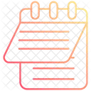 Bloc Notes Cahier Note Icon