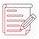 Bloc Notes Papier Document Icône