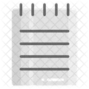 Bloc Notes Cahier Note Icon