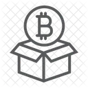 Bloc Recompense Bitcoin Icône