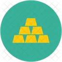 Blocchi Cubi Oro Icon