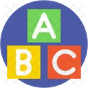 Alfabeto Blocchi Abc Icon