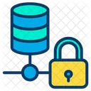 Database Blocco Blocco Del Database Icon