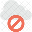 Block Cloud Blocked Icon