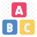 Block Alphabet Childhood Icon