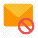 Block Email Message Icon
