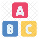 Block Alphabet Kindheit Symbol