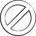 Stop Ban Sign Icon