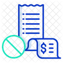 ブロック、請求書、請求書 アイコン