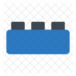 Block Icon - Download in Flat Style