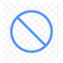 Error Block Prohibition Icon