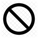 Block Verboten Verbotszeichen Symbol