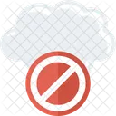Block Cloud Error Icon
