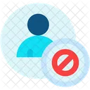 Block Cancel Not Allowed Icon