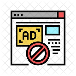 Block Advertising  Icon