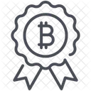 Block Kryptowahrung Belohnung Symbol