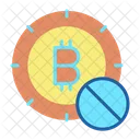 Block Block Bitcoin No Bitcoin Icon
