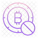 Block Block Bitcoin No Bitcoin Icon