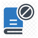 Block Book Banned Icon