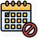 Block Calendar  Icon