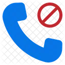 Block Call Phone Icon