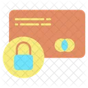 Block Card Secure Cardlock Card Payment Card Icon