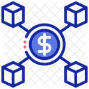 Block Chain Cryptocurrency Digital Ledger Icon