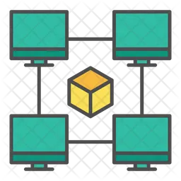 Block chain network  Icon