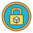 Security Blockchain Protection Icon