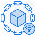 Block chain signal  Icon