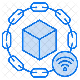 Block chain signal  Icon