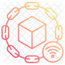 Block Chain Signal Chain Signal Wifi Icon