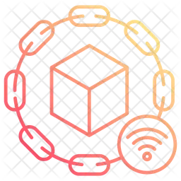 Block chain signal  Icon