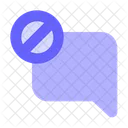 Block Chat Block Message Chat Icon