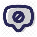Block Chat Message Icon