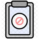 Block Clipboard  Icon