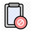 Block Clipboard  Icon