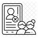 Block Contact  Icon