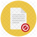 Block document  Icon