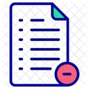 Block Document Icon